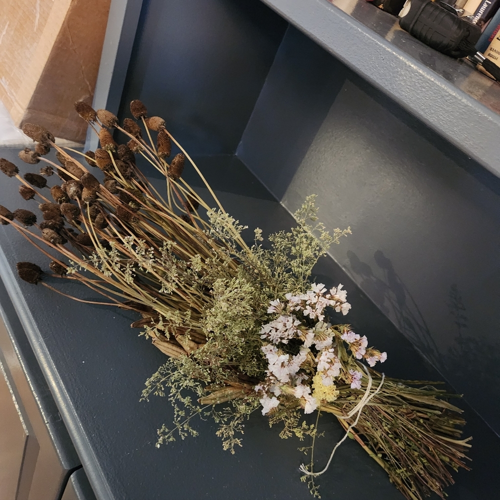 Real Dried Flower Bouquet.
